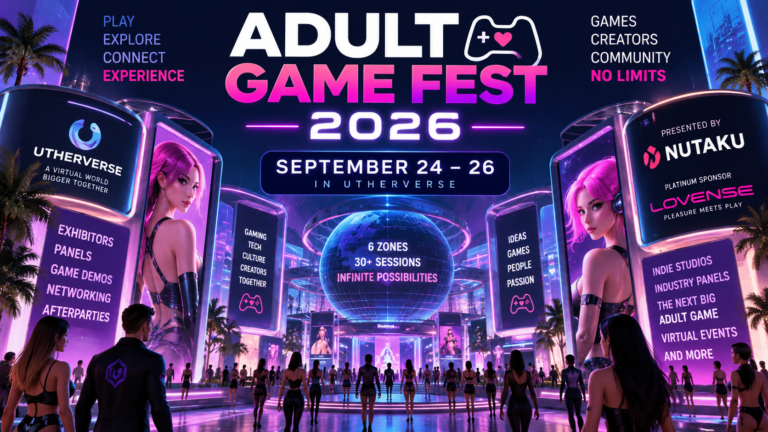 Adult Game Fest 2026 Virtual Convention in Utherverse