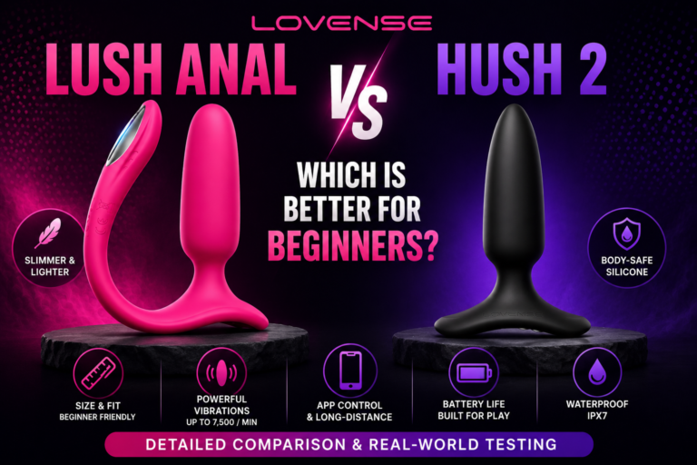 Lovense Lush Anal vs Hush 2