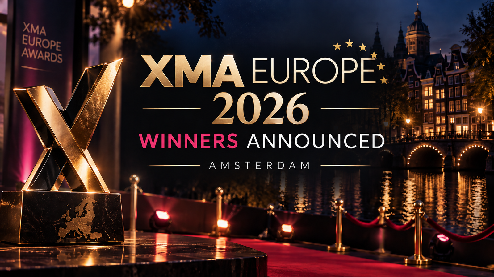 XMA Europe 2026 winners in Amsterdam