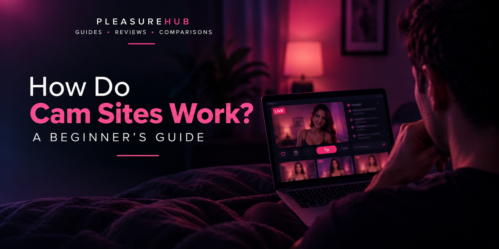 How do cam sites work beginner's guide by PleasureHub