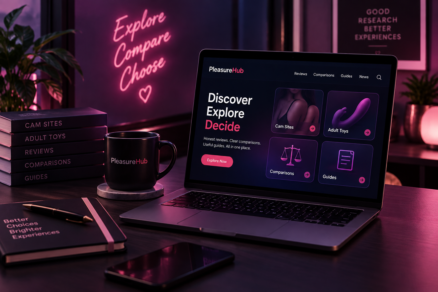 About PleasureHub – adult reviews, comparisons and guides