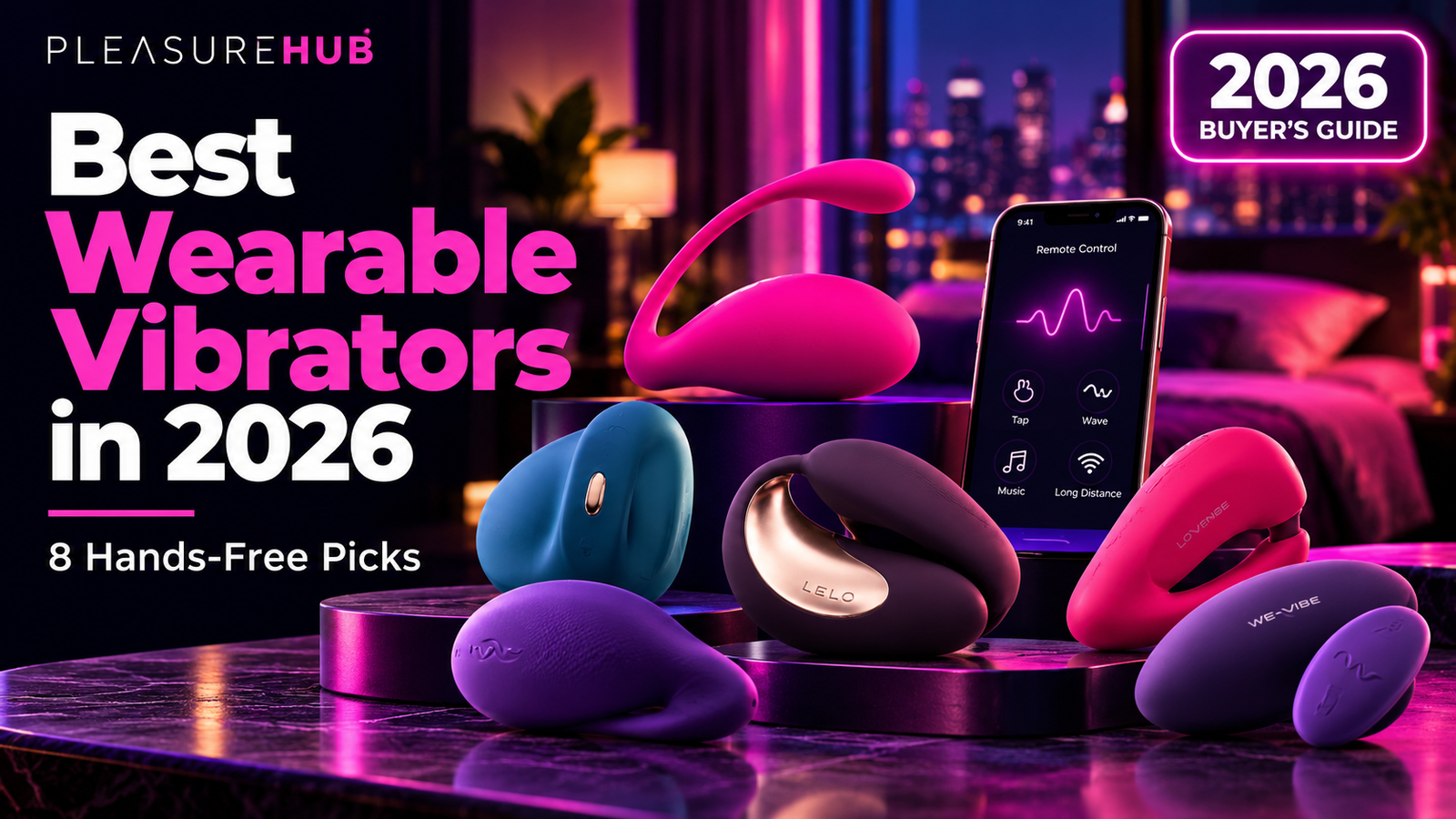 Best wearable vibrators 2026 – PleasureHub top 8 hands-free picks