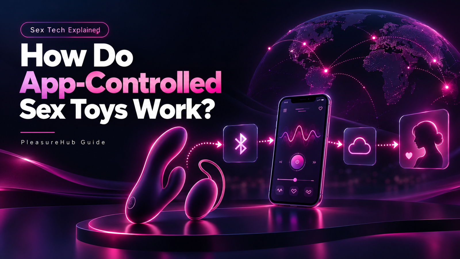 How app-controlled sex toys work using Bluetooth, smartphone apps and long-distance control