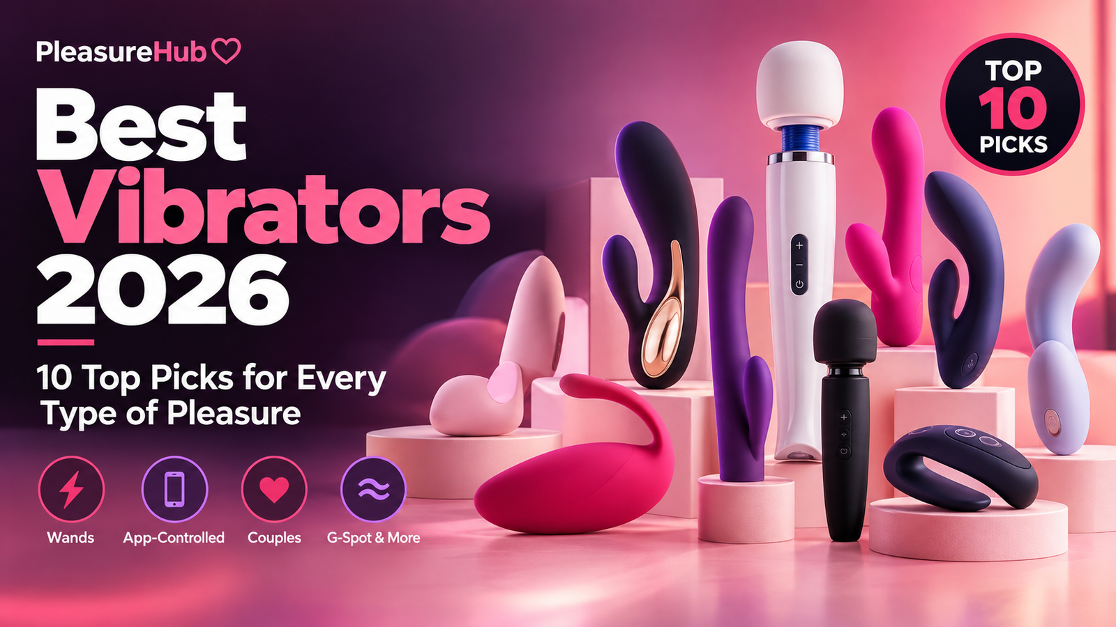 Best Vibrators 2026 – PleasureHub top 10 vibrator picks
