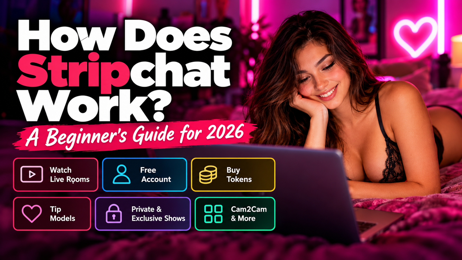 How does Stripchat work beginner’s guide for 2026 covering live rooms, tokens, tipping, private shows and Cam2Cam